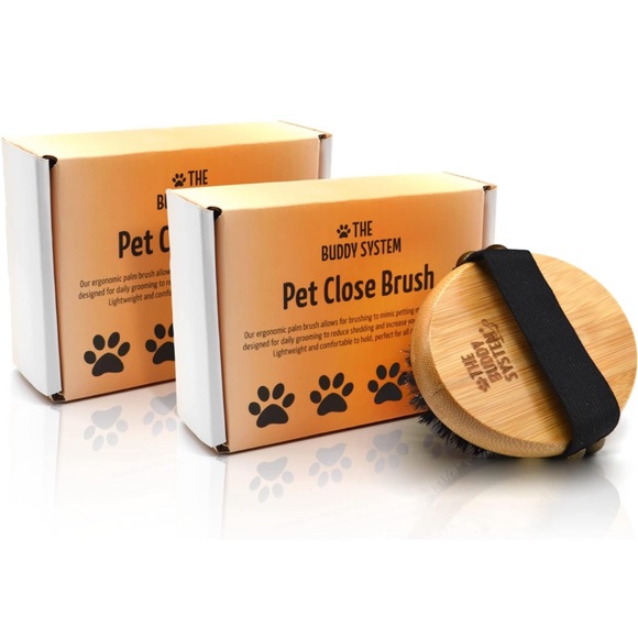 Bamboo Massage Handheld w/ Soft Boar Bristles -Elastic Band- gift with purchase - Picture 5 of 5